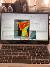 Termőzónákat is lehatároltunk a QGIS szoftverben Szekszárdon, az AEDIH 2025.05.14-i képzésén
