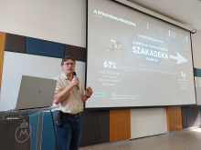 A HPE szakembere, Wahl László ismertette a fejlesztési lehetőségeket