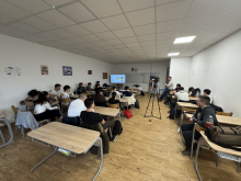 Szenek Zoltán és Szám Donát szaktanácsadó párosa tartott előadást Felcsúton, az Agrár-EDIH 2026. február 19-i programján